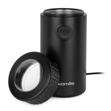 Электрическая черная кофемолка