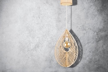 Deku - Balladyna Белый деревянный подвесной светильник