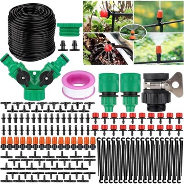 Zestaw systemu nawadniającego ogrodowego 40 m 158 elementów DIY SaiXuan