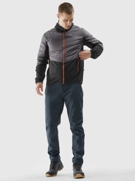 МУЖСКАЯ КУРТКА С КАПЮШОНОМ 4F СТЕГАНАЯ ПЕРЕХОДНАЯ ОСЕННЯЯ ФУНКЦИОНАЛЬНАЯ КУРТКА AW23M310