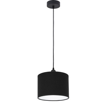 LAMPA WISZĄCA SUFITOWA MINI ABAŻUR TKANINA LED