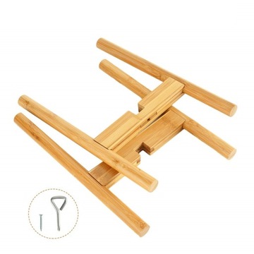 РЕГУЛИРУЕМАЯ ДЕРЕВЯННАЯ ПОДСТАВКА ДЛЯ ЦВЕТОВ ДЛЯ РАСТЕНИЙ - Идеально подходит для дома