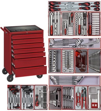 Wózek 302 elementy Tengtools