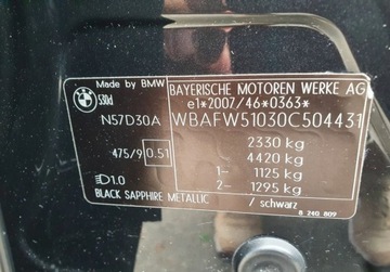 BMW Seria 5 F10-F11 Limuzyna 530d 245KM 2010 BMW Seria 5 Salon PL Serwis Bezwypadkowa GetHelp 3.0 Diesel 245KM, zdjęcie 33