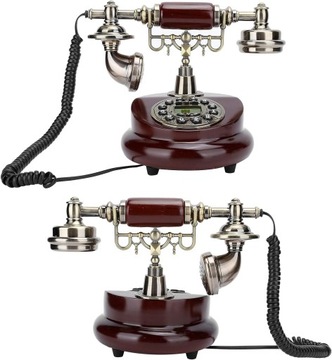Przewodowy Telefon Retro, Vintage Telefon do Domu