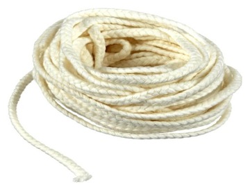 Knot bawełniany do świec sznurek surowy 3x10n 10m