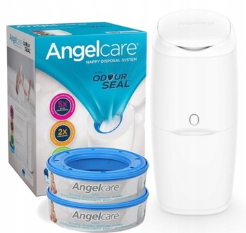 ANGELCARE POJEMNIK KOSZ NA PIELUCHY + 2 WKŁADY