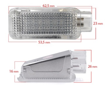 СВЕТОДИОДНЫЙ ДВЕРНОЙ ФОНАРЬ AUDI A3 A4 A5 A6 ЗЕЛЕНЫЙ