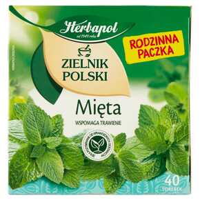 HERBATA EKSPRESOWA HERBAPOL MIĘTA 40 TOREBEK x20G