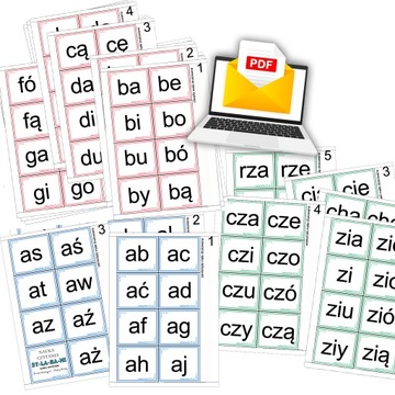 Plik PDF - Sylaby OTWARTE zamknięte WIELOZNAKI