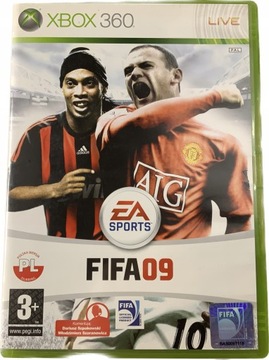 FIFA 09 płyta bdb+ komplet XBOX 360