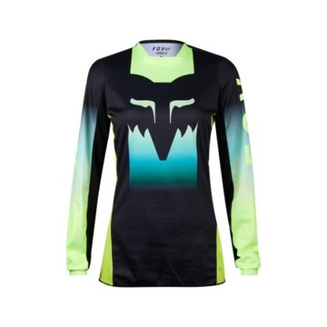 Bluza mx damska Fox Lady 180 Flora Black/Yellow S