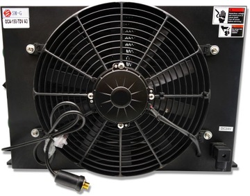CHŁODNICA WENTYLATOR OLEJU HYDR 150L 24V TERMOSTAT