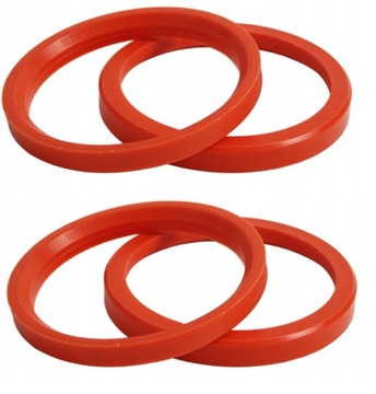 4x PIERŚCIENIE CENTRUJĄCE DO FELG 76,1 na 63,4 mm