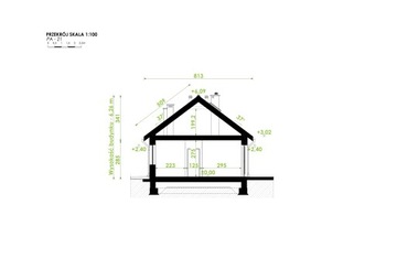 Проект дома Pióro Architekci-21 Зеркальная версия
