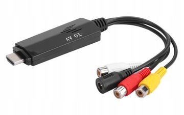 Dla kabla HDMI na AV RCA 1080P konwerter HD z HXJ