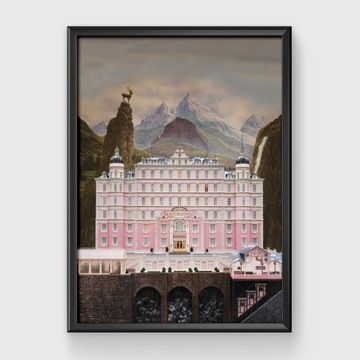 Плакат отеля «Гранд Будапешт» Уэса Андерсона