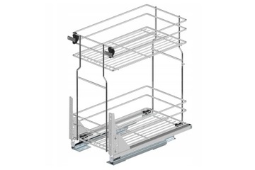 НИЖНЯЯ ПОДСТОЛЬНАЯ ГРУЗОВАЯ КОРЗИНА 2P 30 СМ БЕСШУМНОЕ ЗАКРЫТИЕ ХРОМ ВАРИАНТ CRUISE MULTI