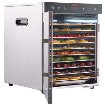 Сушилка для пищевых продуктов Vevor SS10H 800 Вт