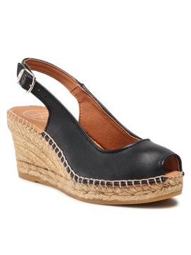 Toni Pons Espadryle Croacia Black