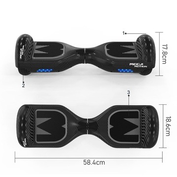 ЭЛЕКТРИЧЕСКИЙ СКЕЙБОРД HOVERBOARD 6,5 ДЮЙМОВ