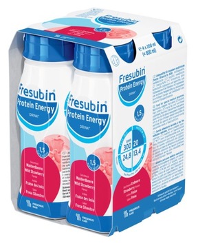 Fresubin protein energy DRINK poziomka 4x200ml!