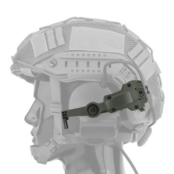 Helmet Rail Adapter Easily Install Tactical Green