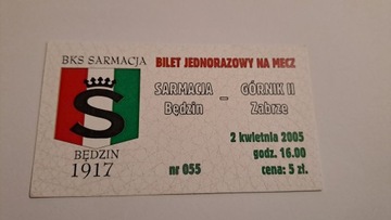 SARMACJA BĘDZIN - GÓRNIK II ZABRZE 02-04-2005