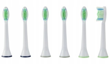 Nevadent Końcówki do szczoteczki 6 sztuk kompatybilne z Philips Sonicare
