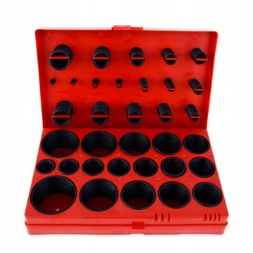 НАБОР УПЛОТНИТЕЛЬНЫХ КОЛЬЦЕВ МАСЛОСТОЙКИХ, 419 ШТ.