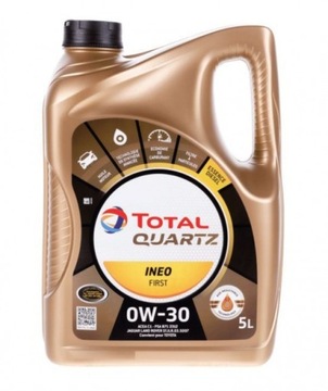 OLEJ TOTAL 0W30 0W-30 INEO FIRST 5L + ZAWIESZKA