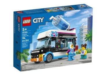 LEGO City Pingwinia furgonetka ze slushem pojazd 60384 klocki lego