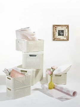 Корзина, ящик Rattan Style L CURVER