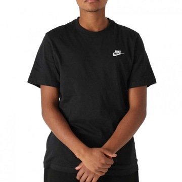 Nike Koszulka Męska T-Shirt Sportswear Club Tee czarna XXL