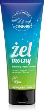 Hair in Balance by ONLYBIO Żel mocny do stylizacji włosów kręconych 200ml