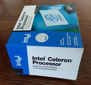 ПРОЦЕССОР INTEL CELERON 2.4 — Коробка, 2003 г.