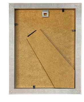 Рамка А4 21х29,7 п-парт 15х21 Италия серебро