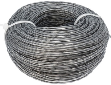 ЛИНИЯ ДЛЯ РЕЗКИ ГОЛОВКИ БЕНЗИНОВОЙ ЩЕТКИ МАСЛЯНАЯ, 3,0 ММ, УСИЛЕННАЯ, ГОФРИРОВАННАЯ