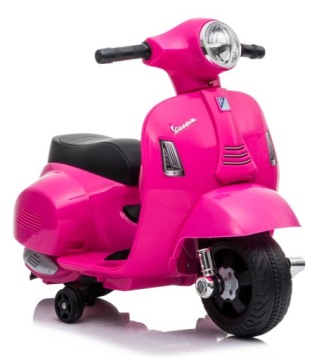 Самокат Vespa на аккумуляторе, фуксия