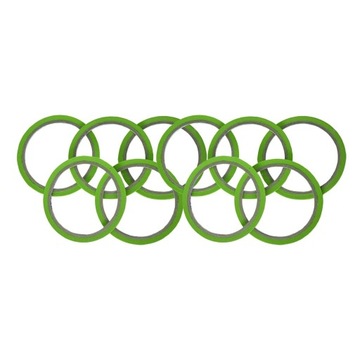 10 рулонов сетчатого малярного скотча.