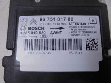 МОДУЛЬ ДАТЧИКА ПОДУШКИ БЕЗОПАСНОСТИ 9675181780 PEUGEOT 3008