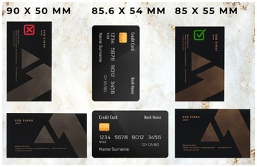 Визитки 85х55 мм Canva PRINT 100 шт. мел 350г.