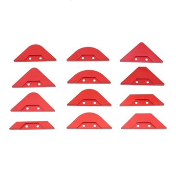 12 sztuk promień drewna Jig Router szablon R5-R40/