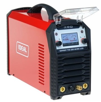 IDEAL EXPERT TIG 220 AC/DC PULSE W LCD - SPAWARKA INWERTOROWA TIG+CHŁODNICA