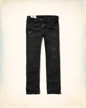 HOLLISTER Abercrombie Spodnie Jeansy W30 L32 30/32