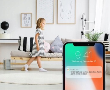 WiFi камера комнатная мини-камера EZVIZ C1C-B FHD