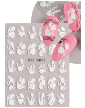 Naklejki akrylowe 5D na paznokcie wzorki R27