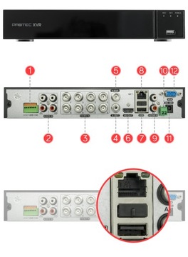 НАБОР ПРЕМИУМ-МОНИТОРИНГА 5 КАМЕР 4K 8MPX ЧЕРНЫЙ онлайн-просмотр