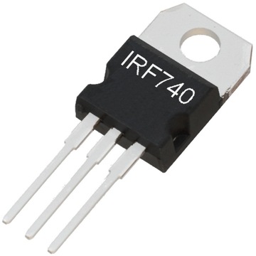 Tranzystor IRF740 TO-220 10A 400V 125W