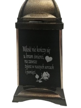 znicz z grawerem na Wielkanoc